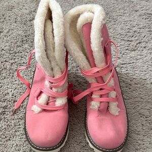 Pink Kids Boots